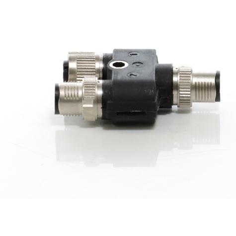 1 Verpackungseinheit (5 Stück) Y-Verteiler SAC-5PY-M/F-M VP SH 